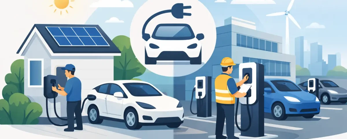 EV Charger Installation Guide for Home and Business