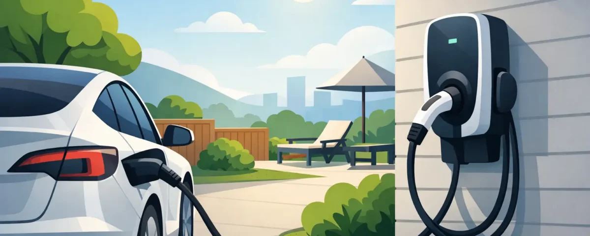 How to Install EV Charger Outdoors