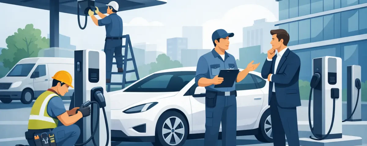 Who Installs Commercial EV Chargers?